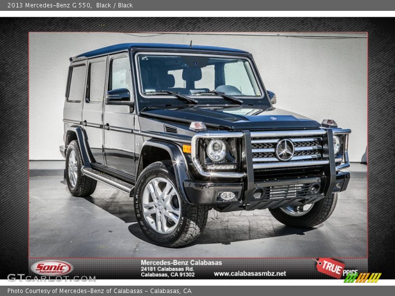 Black / Black 2013 Mercedes-Benz G 550