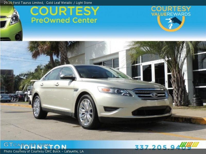 Gold Leaf Metallic / Light Stone 2010 Ford Taurus Limited