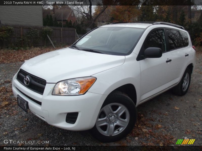 Super White / Sand Beige 2010 Toyota RAV4 I4 4WD