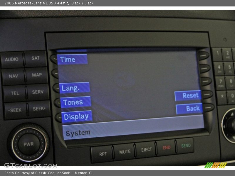 Black / Black 2006 Mercedes-Benz ML 350 4Matic
