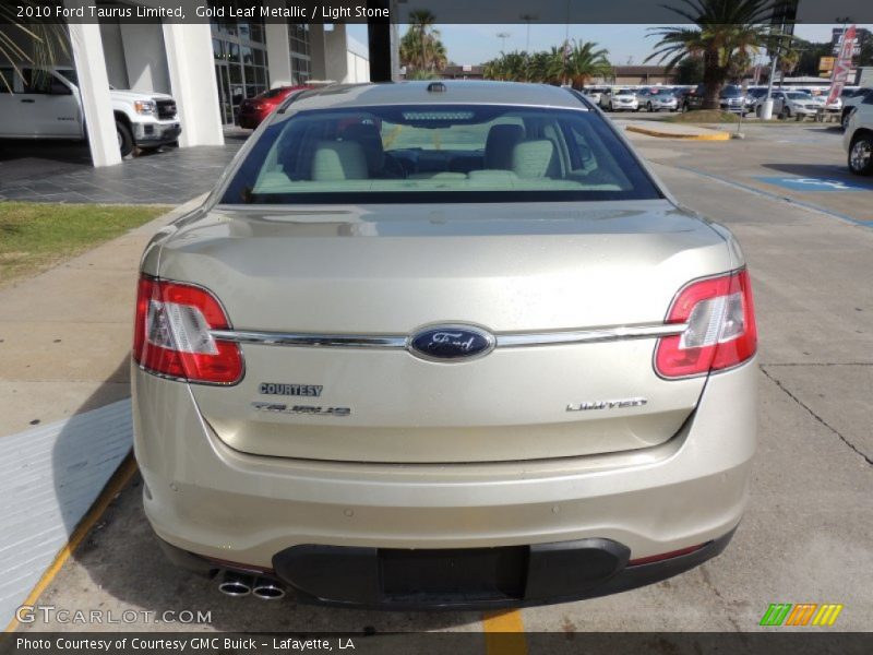 Gold Leaf Metallic / Light Stone 2010 Ford Taurus Limited