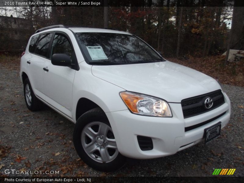 Super White / Sand Beige 2010 Toyota RAV4 I4 4WD