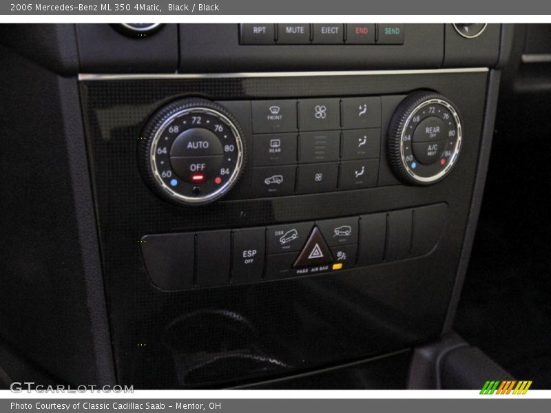 Black / Black 2006 Mercedes-Benz ML 350 4Matic