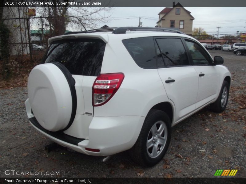 Super White / Sand Beige 2010 Toyota RAV4 I4 4WD