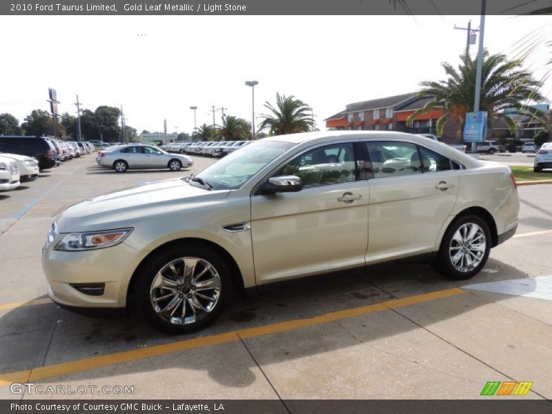 Gold Leaf Metallic / Light Stone 2010 Ford Taurus Limited