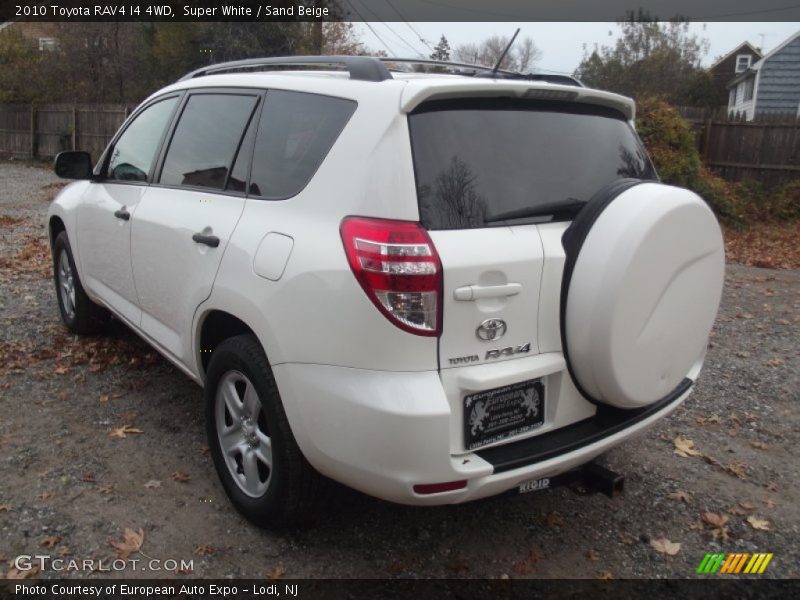 Super White / Sand Beige 2010 Toyota RAV4 I4 4WD