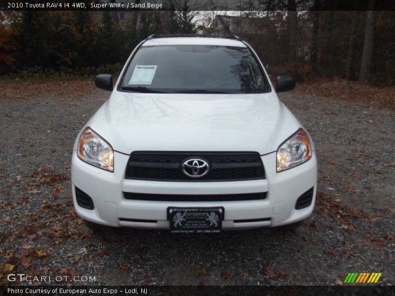 Super White / Sand Beige 2010 Toyota RAV4 I4 4WD
