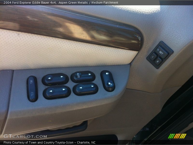 Aspen Green Metallic / Medium Parchment 2004 Ford Explorer Eddie Bauer 4x4