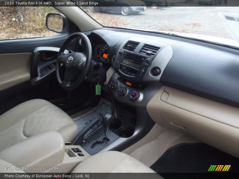 Super White / Sand Beige 2010 Toyota RAV4 I4 4WD