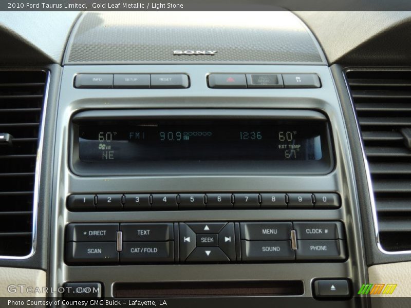 Gold Leaf Metallic / Light Stone 2010 Ford Taurus Limited