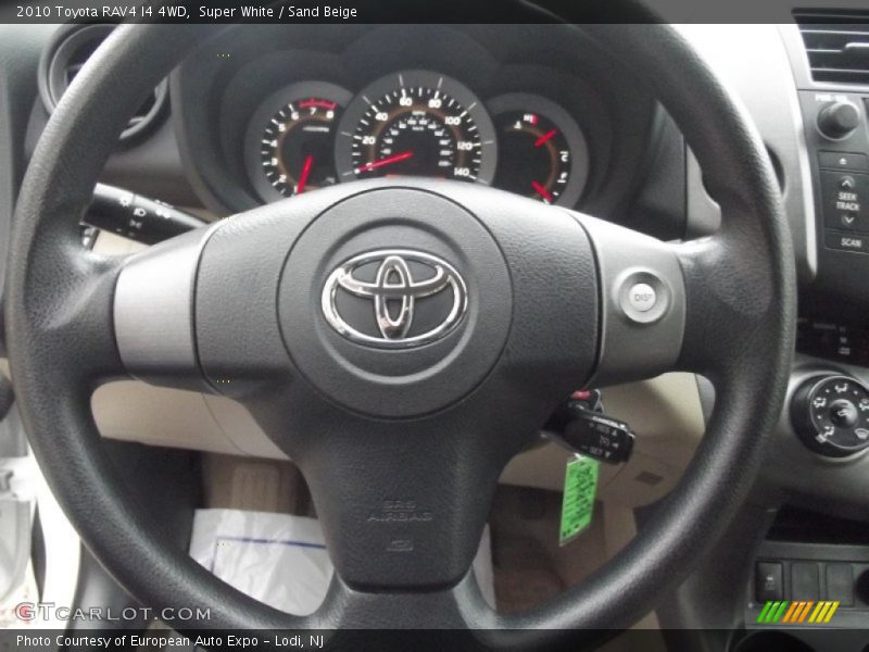 Super White / Sand Beige 2010 Toyota RAV4 I4 4WD