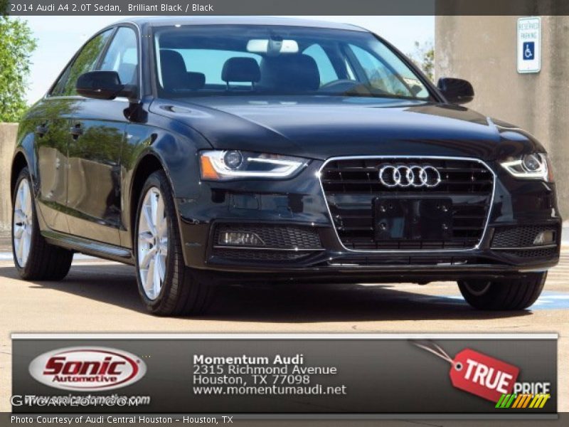 Brilliant Black / Black 2014 Audi A4 2.0T Sedan