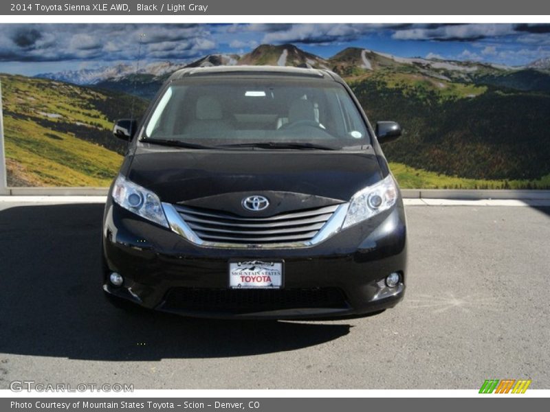 Black / Light Gray 2014 Toyota Sienna XLE AWD