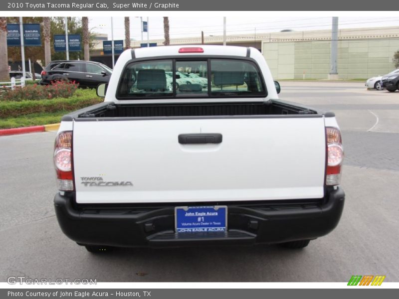 Super White / Graphite 2010 Toyota Tacoma Regular Cab