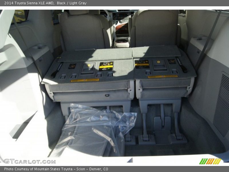 Black / Light Gray 2014 Toyota Sienna XLE AWD