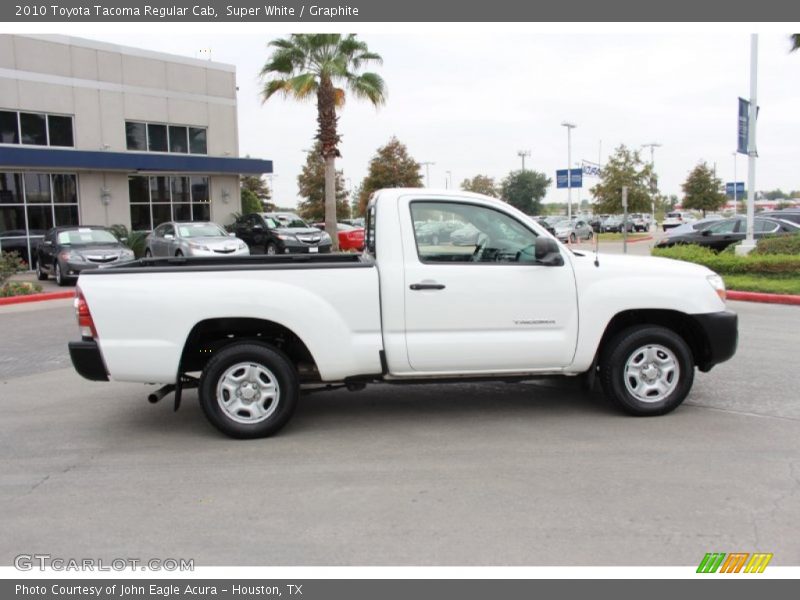 Super White / Graphite 2010 Toyota Tacoma Regular Cab