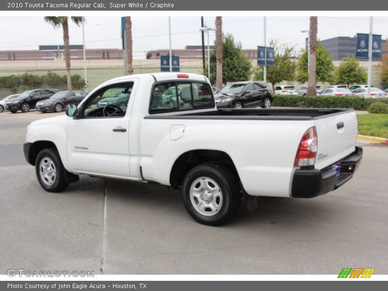 Super White / Graphite 2010 Toyota Tacoma Regular Cab
