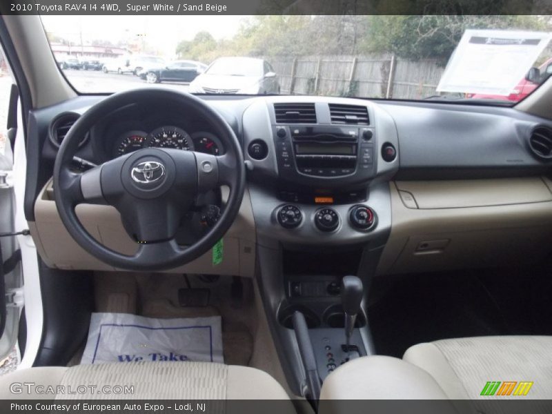 Super White / Sand Beige 2010 Toyota RAV4 I4 4WD