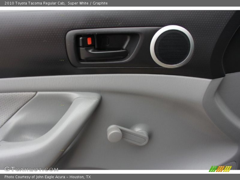Super White / Graphite 2010 Toyota Tacoma Regular Cab