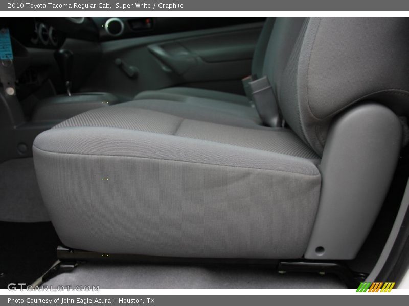Super White / Graphite 2010 Toyota Tacoma Regular Cab
