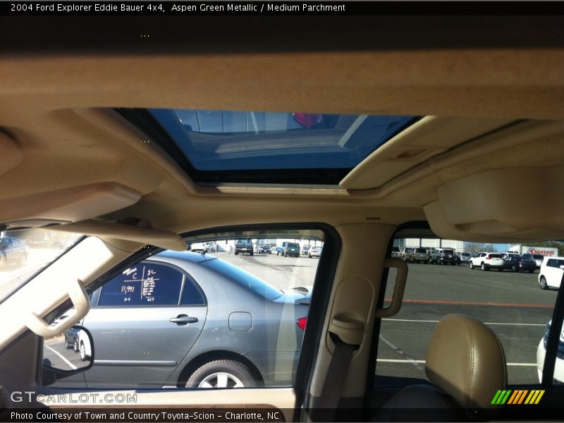 Aspen Green Metallic / Medium Parchment 2004 Ford Explorer Eddie Bauer 4x4