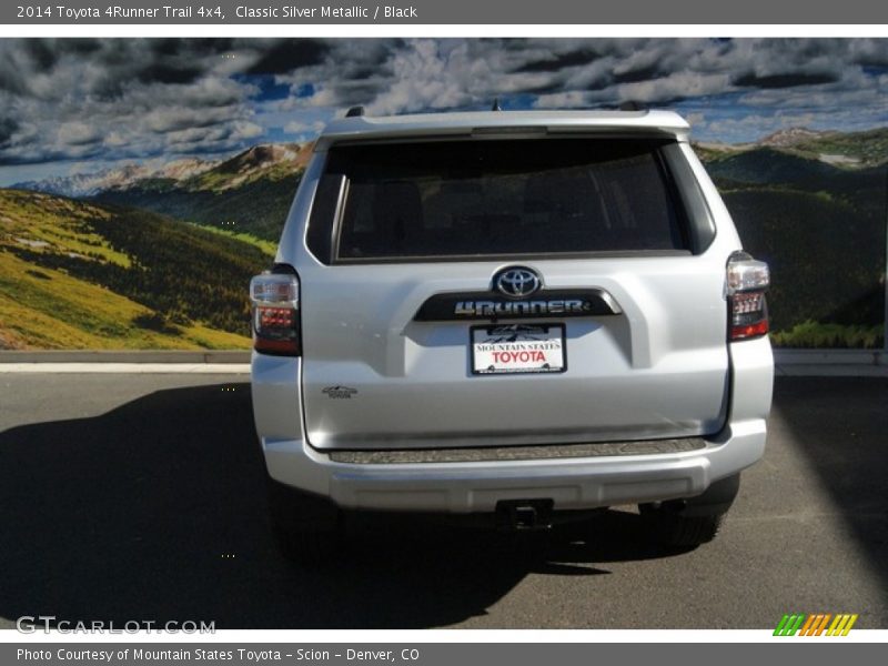 Classic Silver Metallic / Black 2014 Toyota 4Runner Trail 4x4