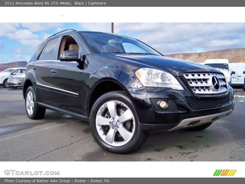 Black / Cashmere 2011 Mercedes-Benz ML 350 4Matic