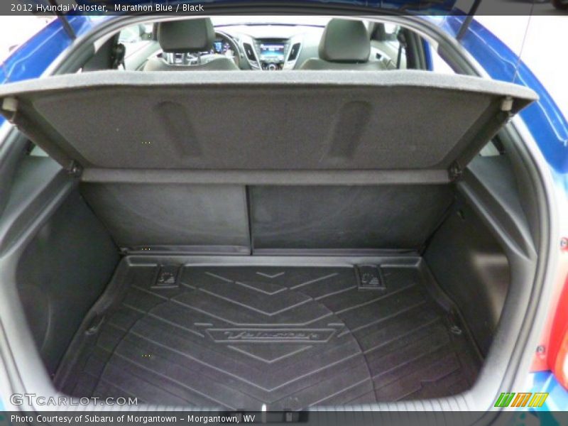 Marathon Blue / Black 2012 Hyundai Veloster