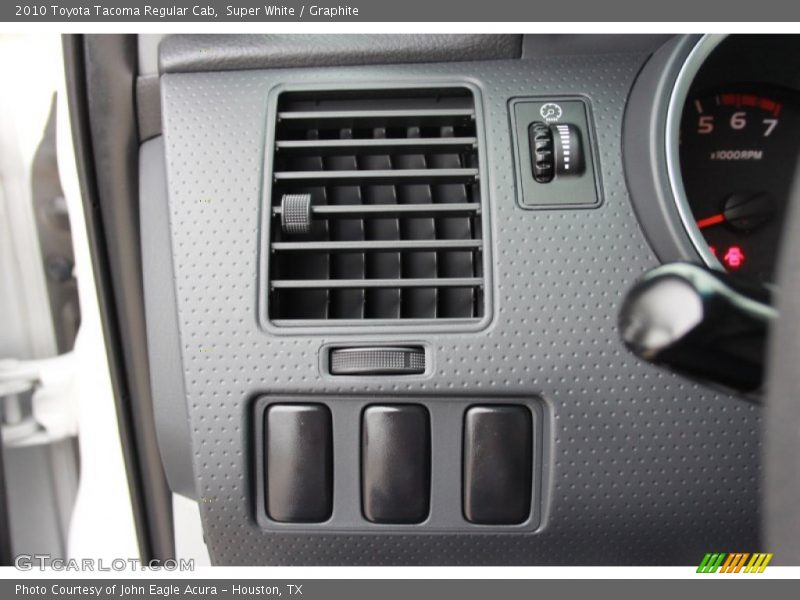 Super White / Graphite 2010 Toyota Tacoma Regular Cab