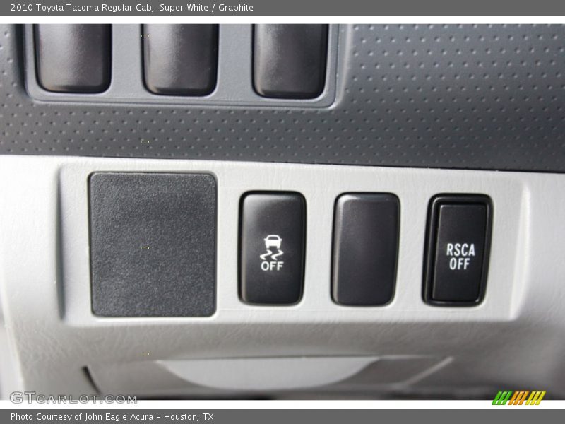 Super White / Graphite 2010 Toyota Tacoma Regular Cab