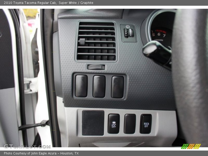 Super White / Graphite 2010 Toyota Tacoma Regular Cab