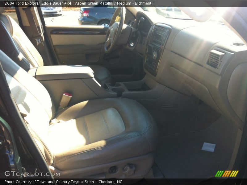 Aspen Green Metallic / Medium Parchment 2004 Ford Explorer Eddie Bauer 4x4
