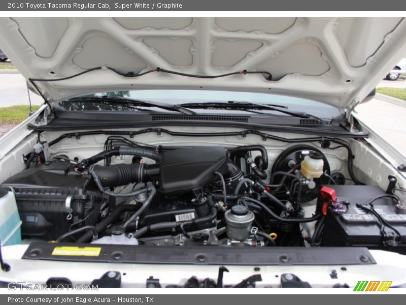 Super White / Graphite 2010 Toyota Tacoma Regular Cab