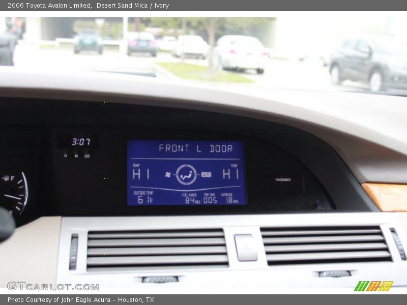 Desert Sand Mica / Ivory 2006 Toyota Avalon Limited