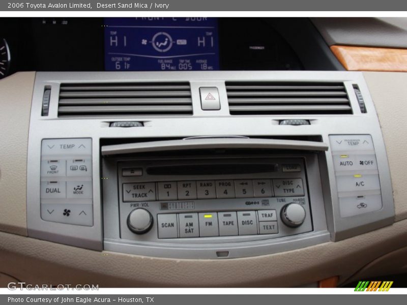 Desert Sand Mica / Ivory 2006 Toyota Avalon Limited