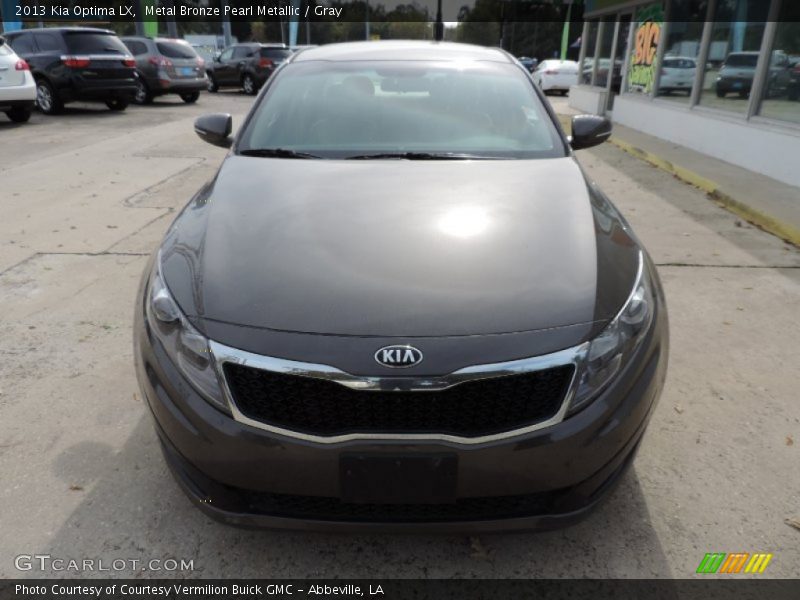 Metal Bronze Pearl Metallic / Gray 2013 Kia Optima LX