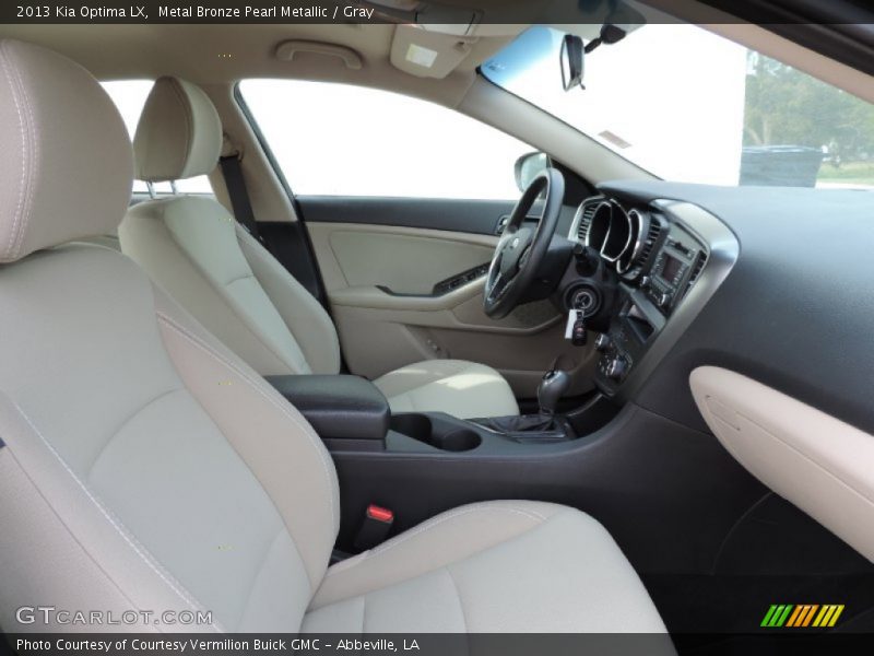 Metal Bronze Pearl Metallic / Gray 2013 Kia Optima LX