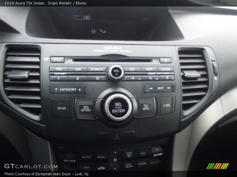 Grigio Metallic / Ebony 2010 Acura TSX Sedan