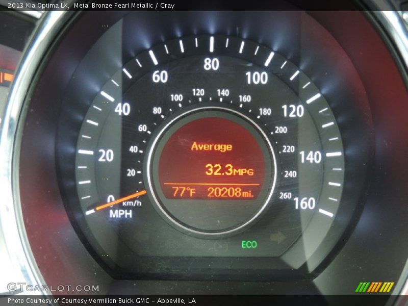 Metal Bronze Pearl Metallic / Gray 2013 Kia Optima LX