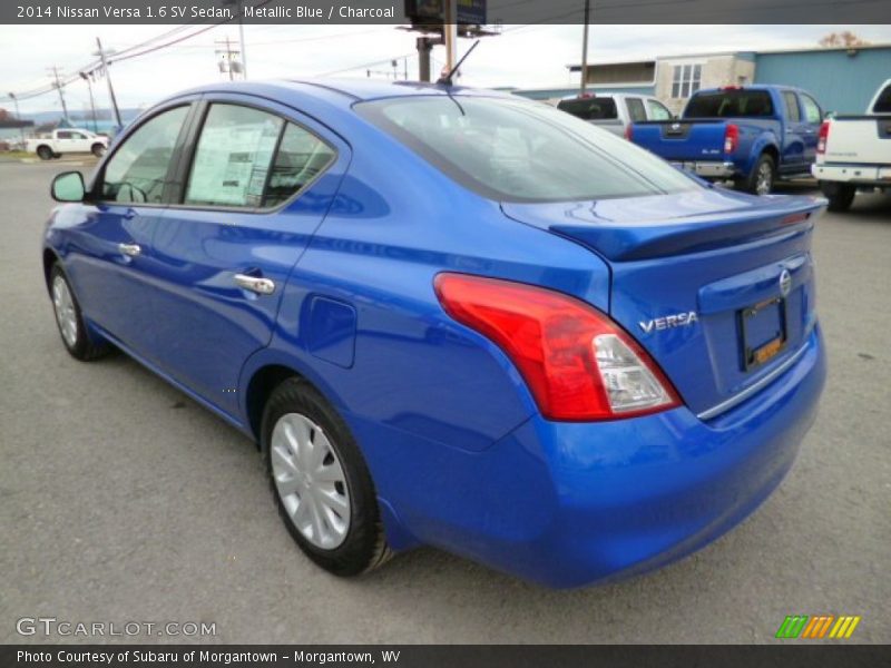 Metallic Blue / Charcoal 2014 Nissan Versa 1.6 SV Sedan