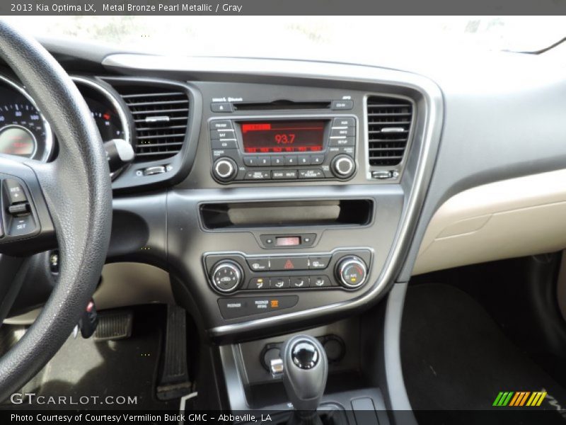 Metal Bronze Pearl Metallic / Gray 2013 Kia Optima LX