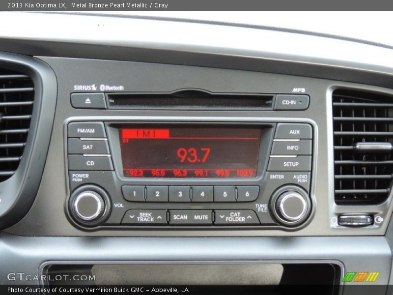Metal Bronze Pearl Metallic / Gray 2013 Kia Optima LX
