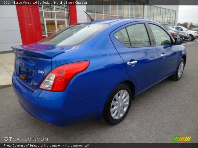 Metallic Blue / Charcoal 2014 Nissan Versa 1.6 SV Sedan