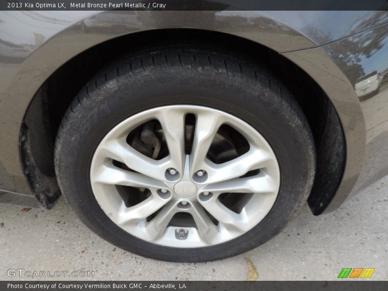 Metal Bronze Pearl Metallic / Gray 2013 Kia Optima LX