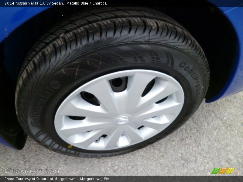 Metallic Blue / Charcoal 2014 Nissan Versa 1.6 SV Sedan