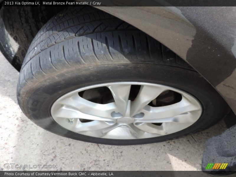 Metal Bronze Pearl Metallic / Gray 2013 Kia Optima LX