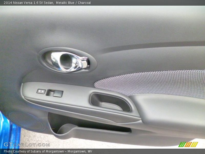 Metallic Blue / Charcoal 2014 Nissan Versa 1.6 SV Sedan