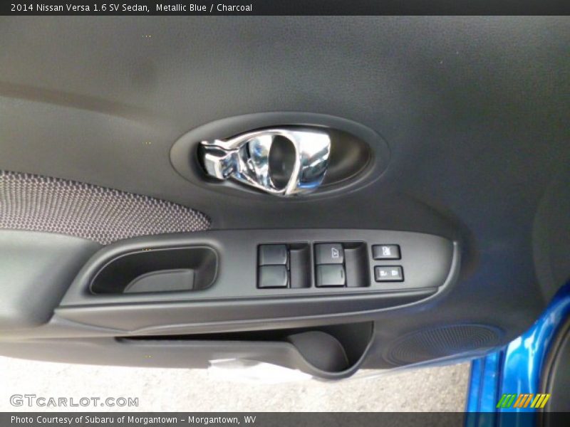 Metallic Blue / Charcoal 2014 Nissan Versa 1.6 SV Sedan