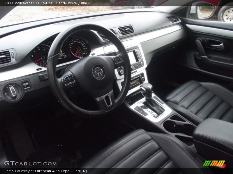 Candy White / Black 2011 Volkswagen CC R-Line