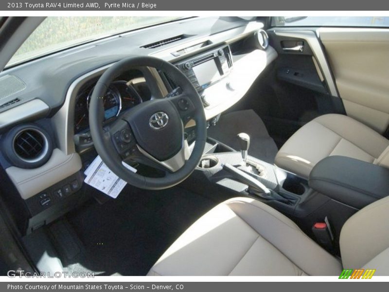Pyrite Mica / Beige 2013 Toyota RAV4 Limited AWD